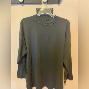 Grey long sleeve shirt